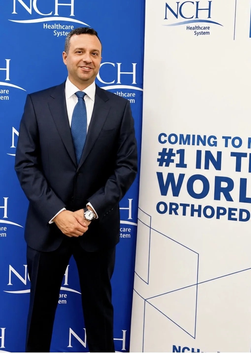 Dr. Brian Wallace in professional attire in Naples